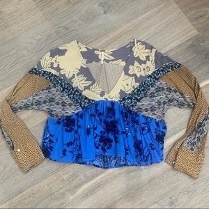 Free People Multi-Print Top